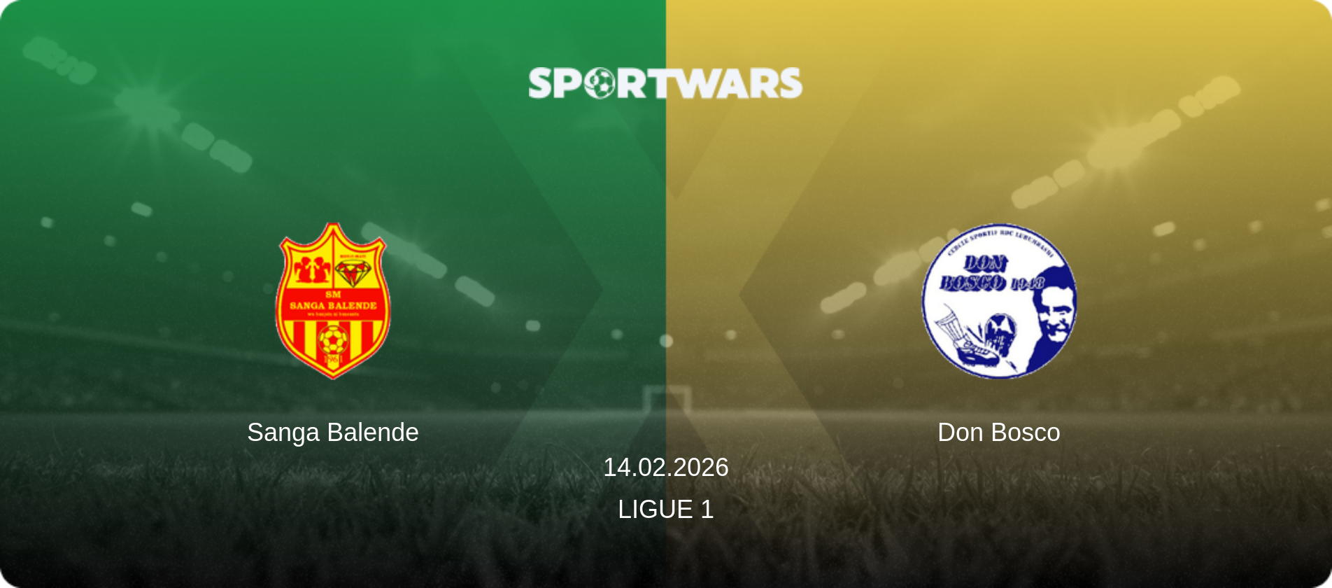 Sanga Balende — Don Bosco, 14.02.2026 — Ligue 1 (match preview)