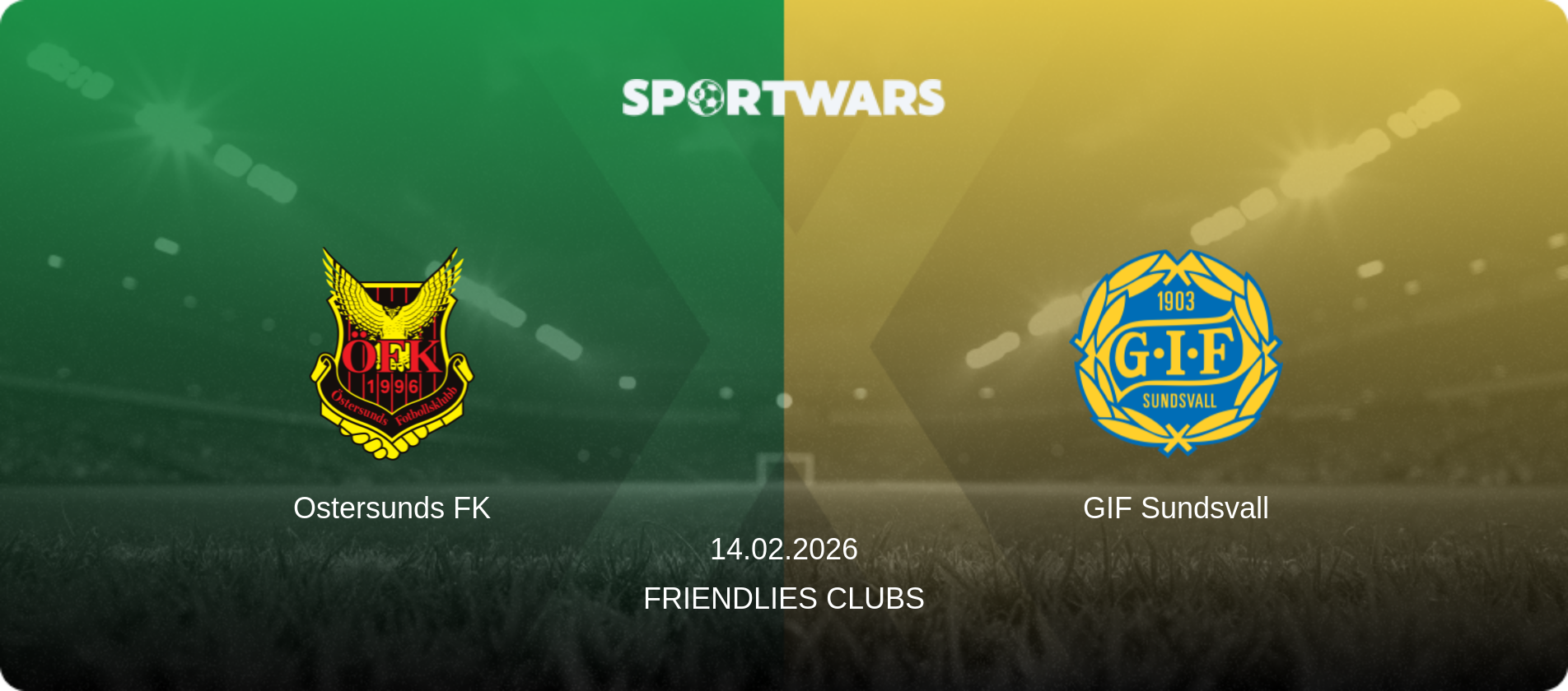 Ostersunds FK — GIF Sundsvall, 14.02.2026 — Friendlies Clubs (match preview)