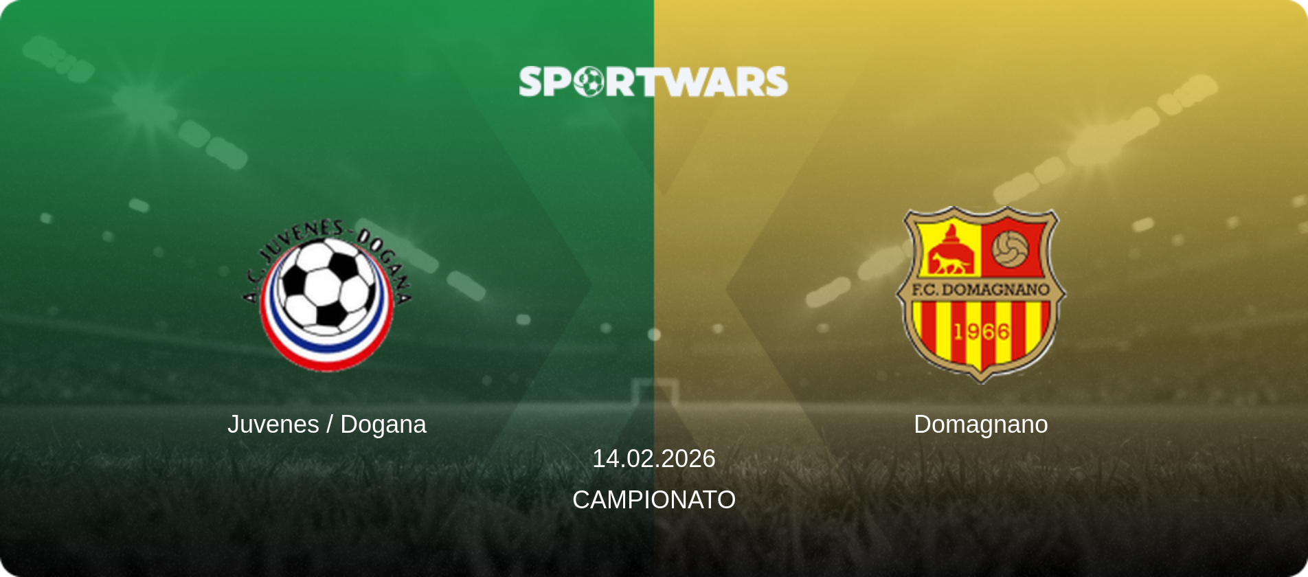 Juvenes / Dogana — Domagnano, 14.02.2026 — Campionato (match preview)