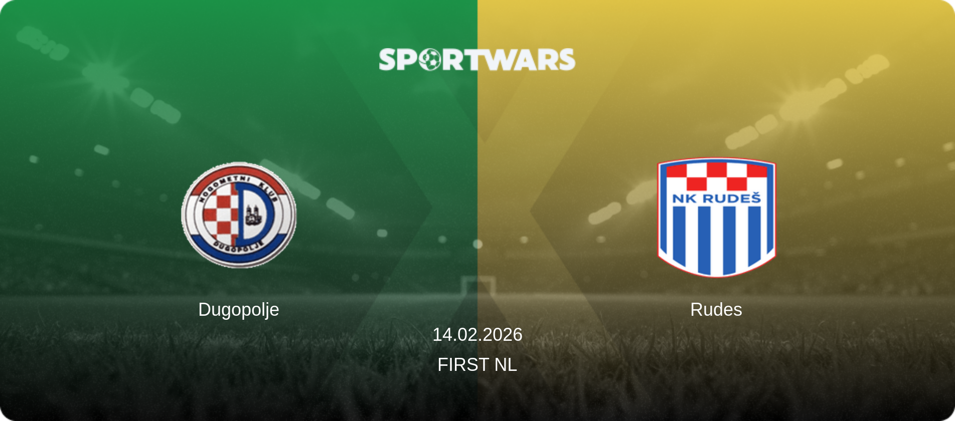 Dugopolje — Rudes, 14.02.2026 — First NL (match preview)