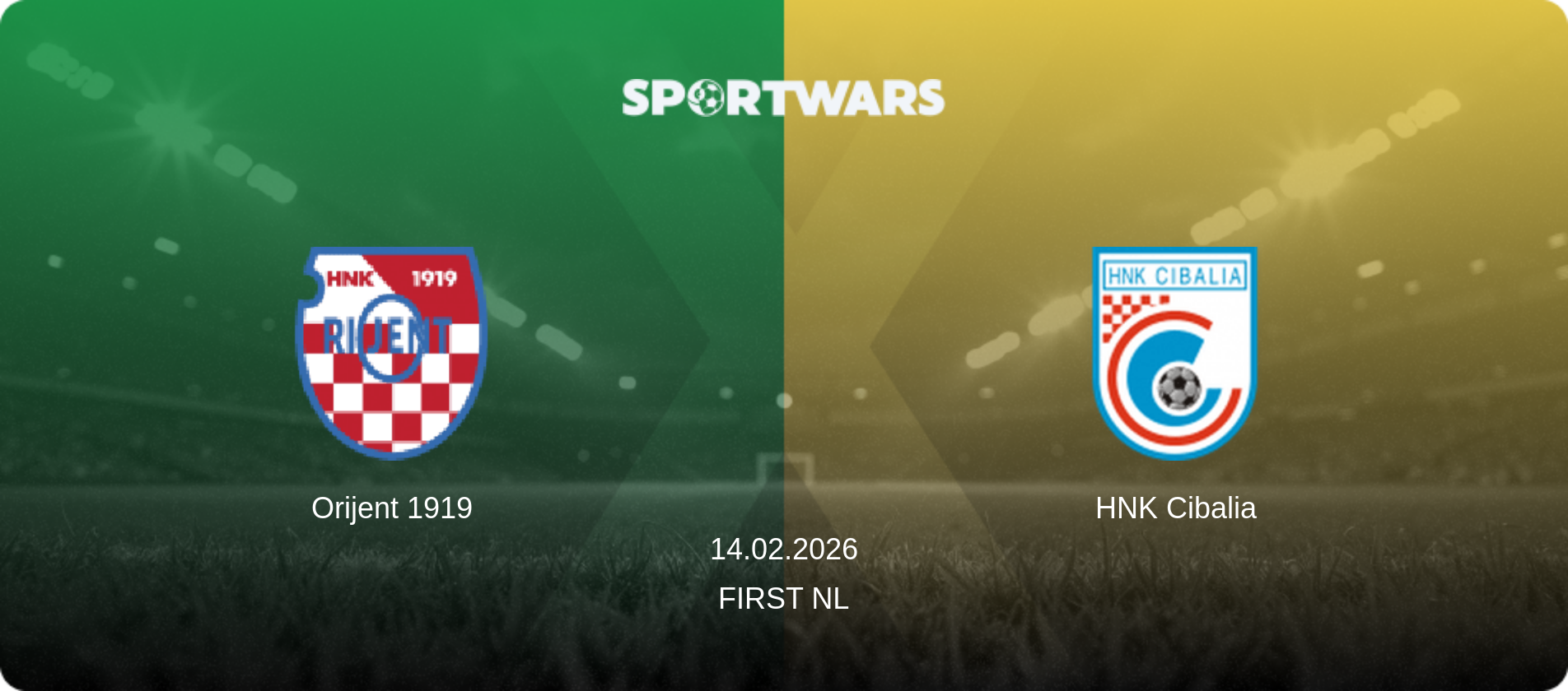 Orijent 1919 — HNK Cibalia, 14.02.2026 — First NL (match preview)