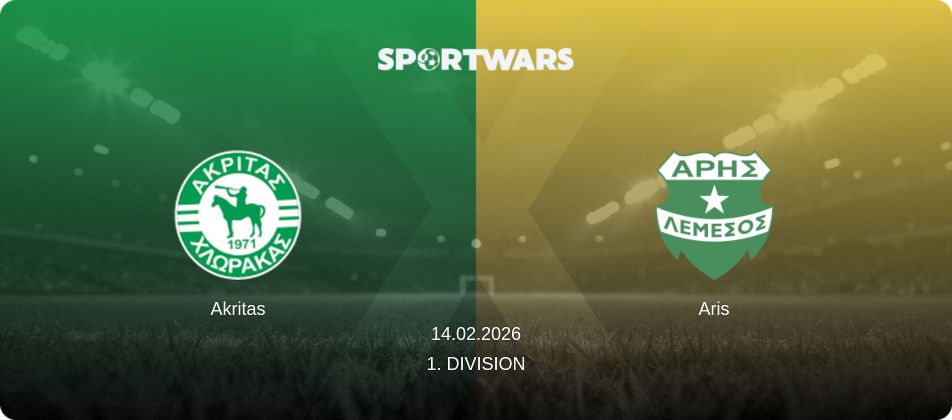 Akritas — Aris, 14.02.2026 — 1. Division (match preview)