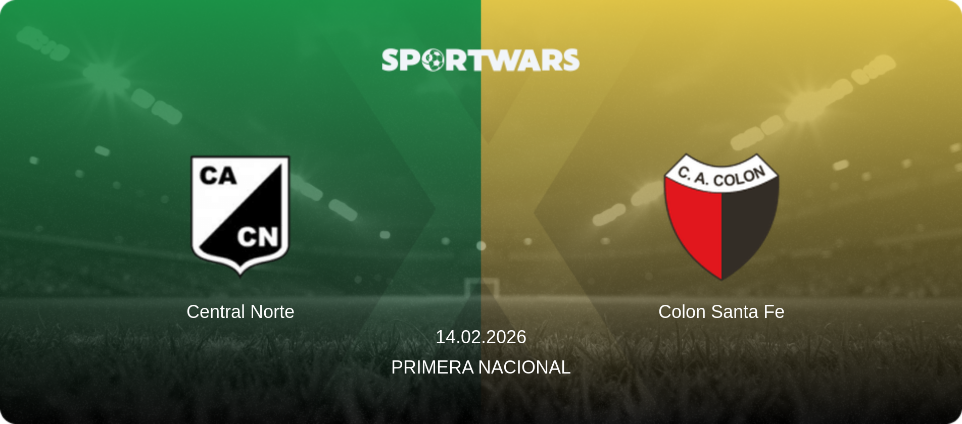 Central Norte — Colon Santa Fe, 14.02.2026 — Primera Nacional (match preview)