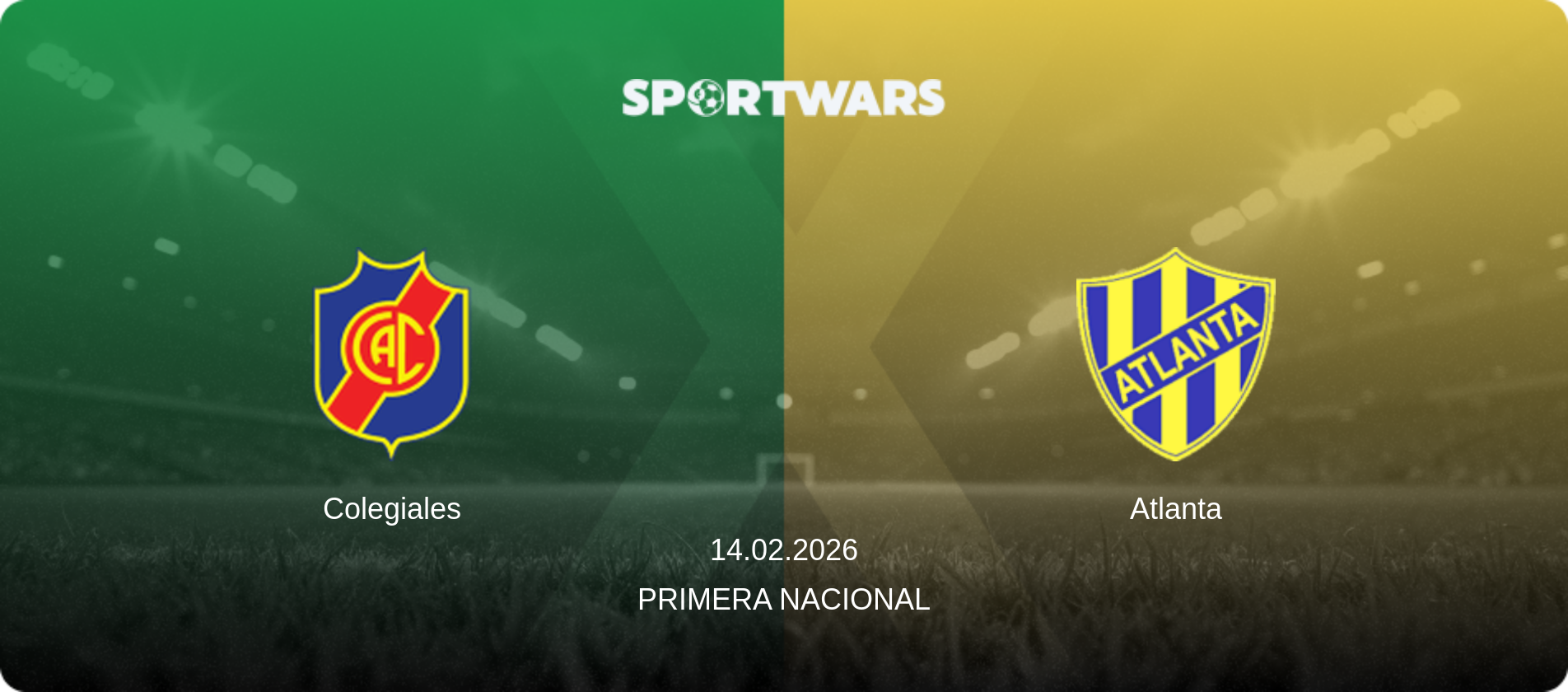 Colegiales — Atlanta, 14.02.2026 — Primera Nacional (match preview)