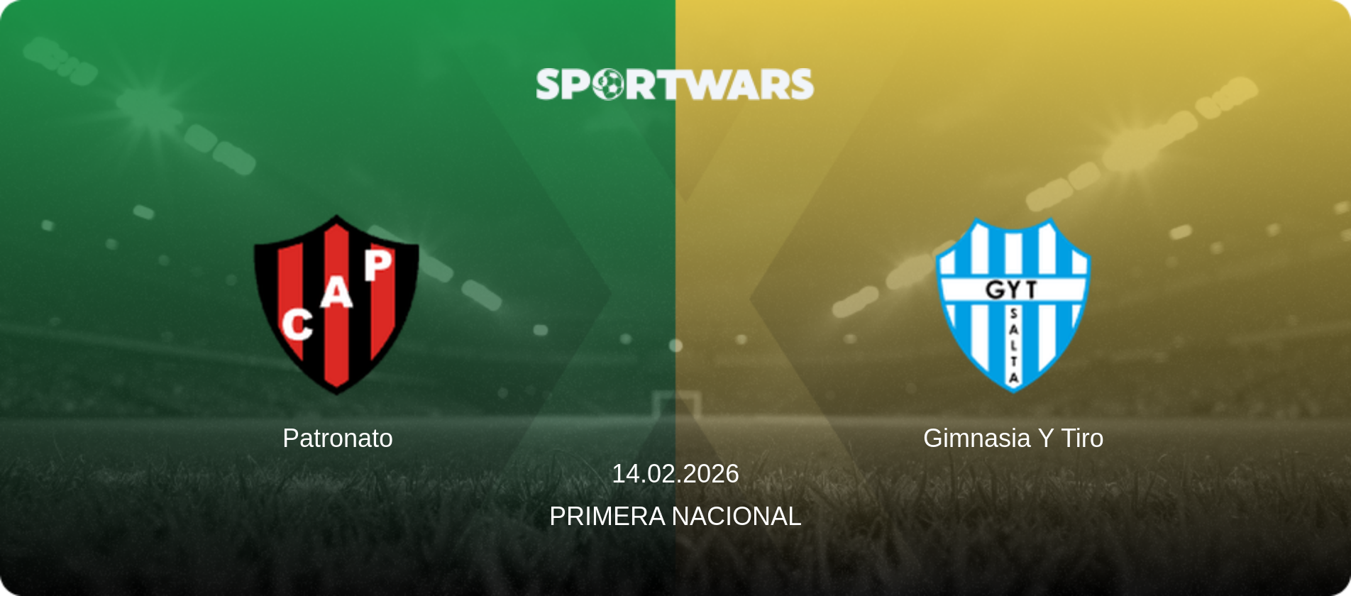 Patronato — Gimnasia Y Tiro, 14.02.2026 — Primera Nacional (match preview)