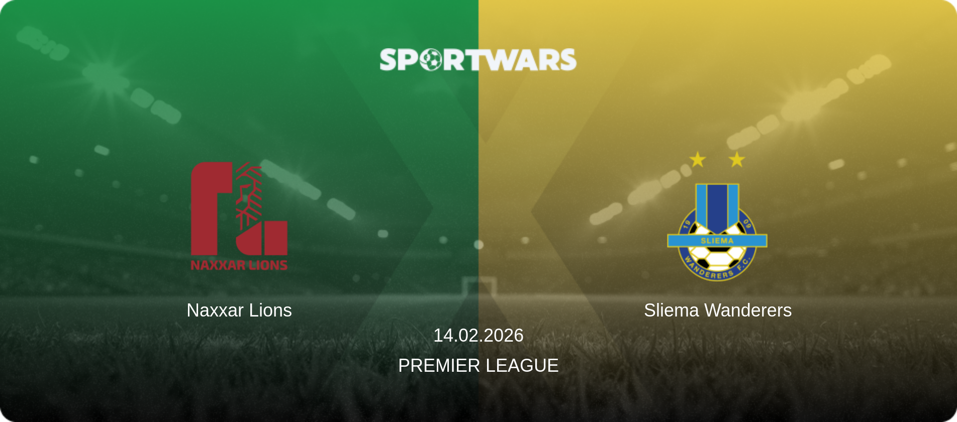 Naxxar Lions — Sliema Wanderers, 14.02.2026 — Premier League (match preview)