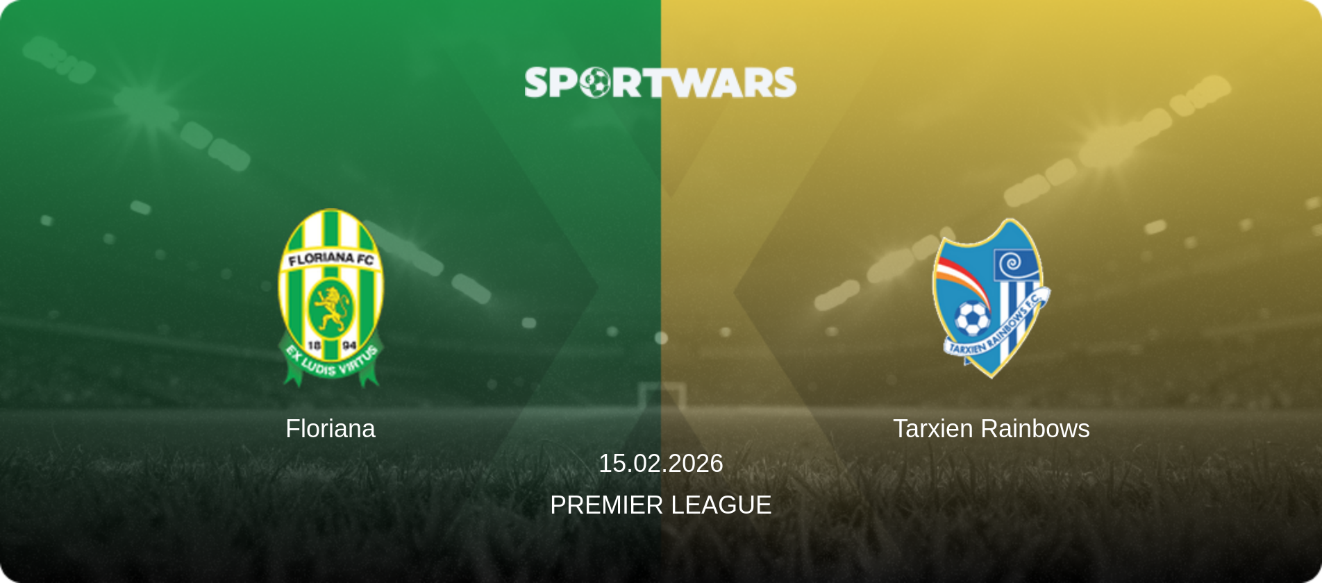 Floriana — Tarxien Rainbows, 15.02.2026 — Premier League (match preview)