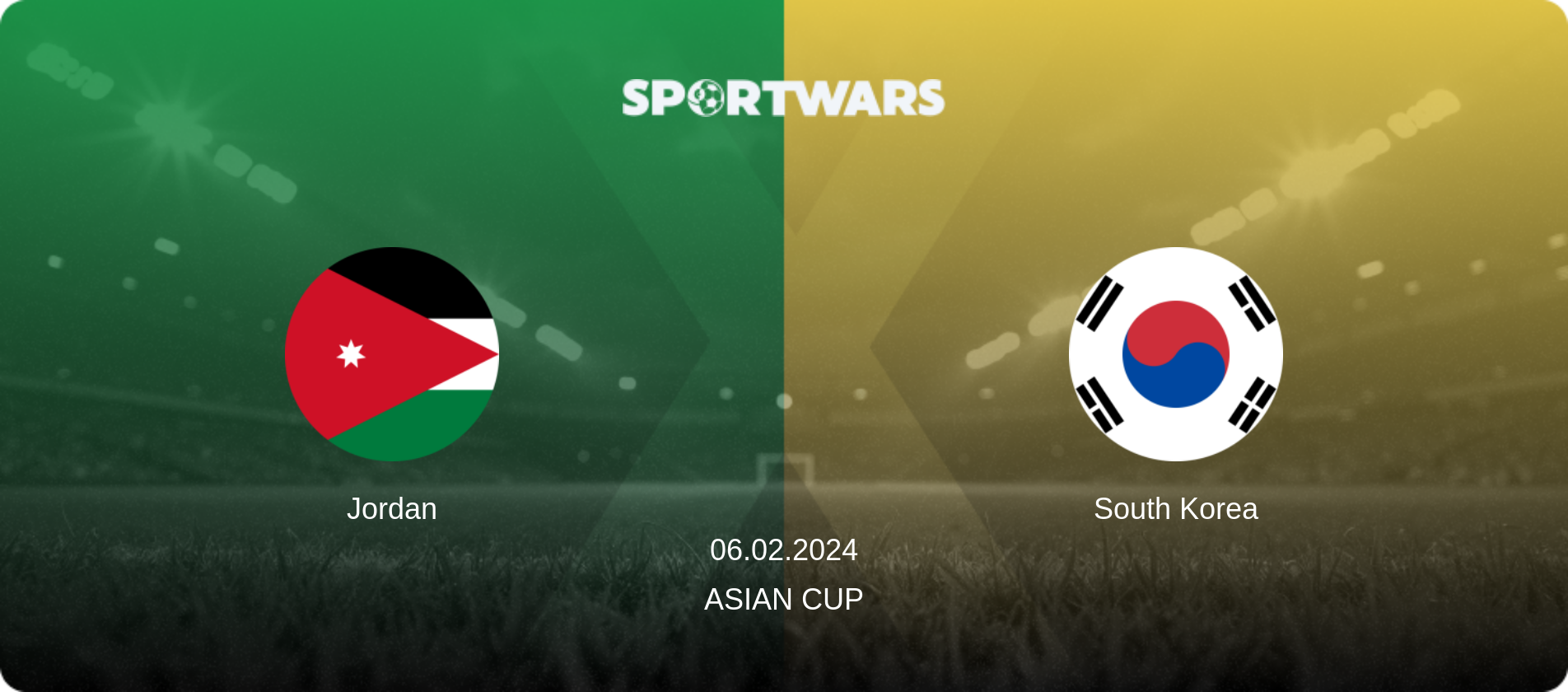 Jordan — South Korea, 06.02.2024 — Asian Cup (match preview)