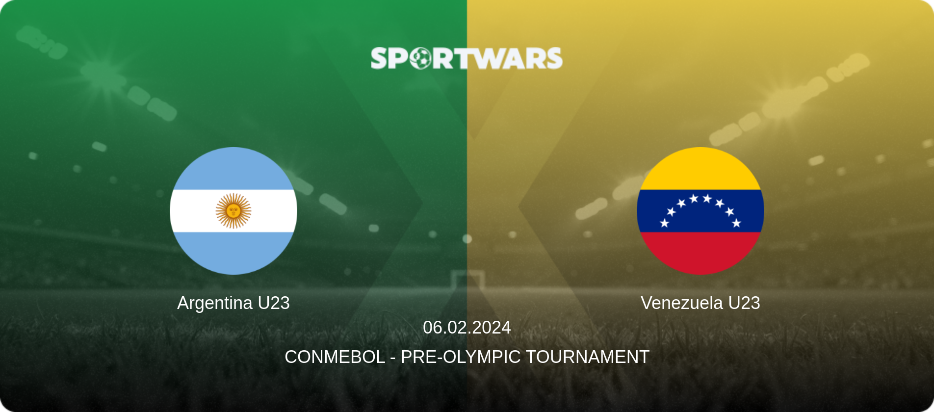 Argentina U23 — Venezuela U23, 06.02.2024 — CONMEBOL - Pre-Olympic Tournament (match preview)