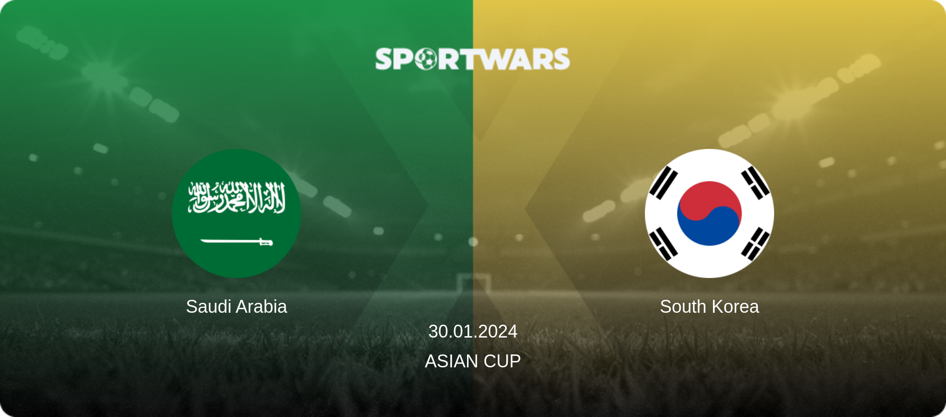 Saudi Arabia — South Korea, 30.01.2024 — Asian Cup (match preview)