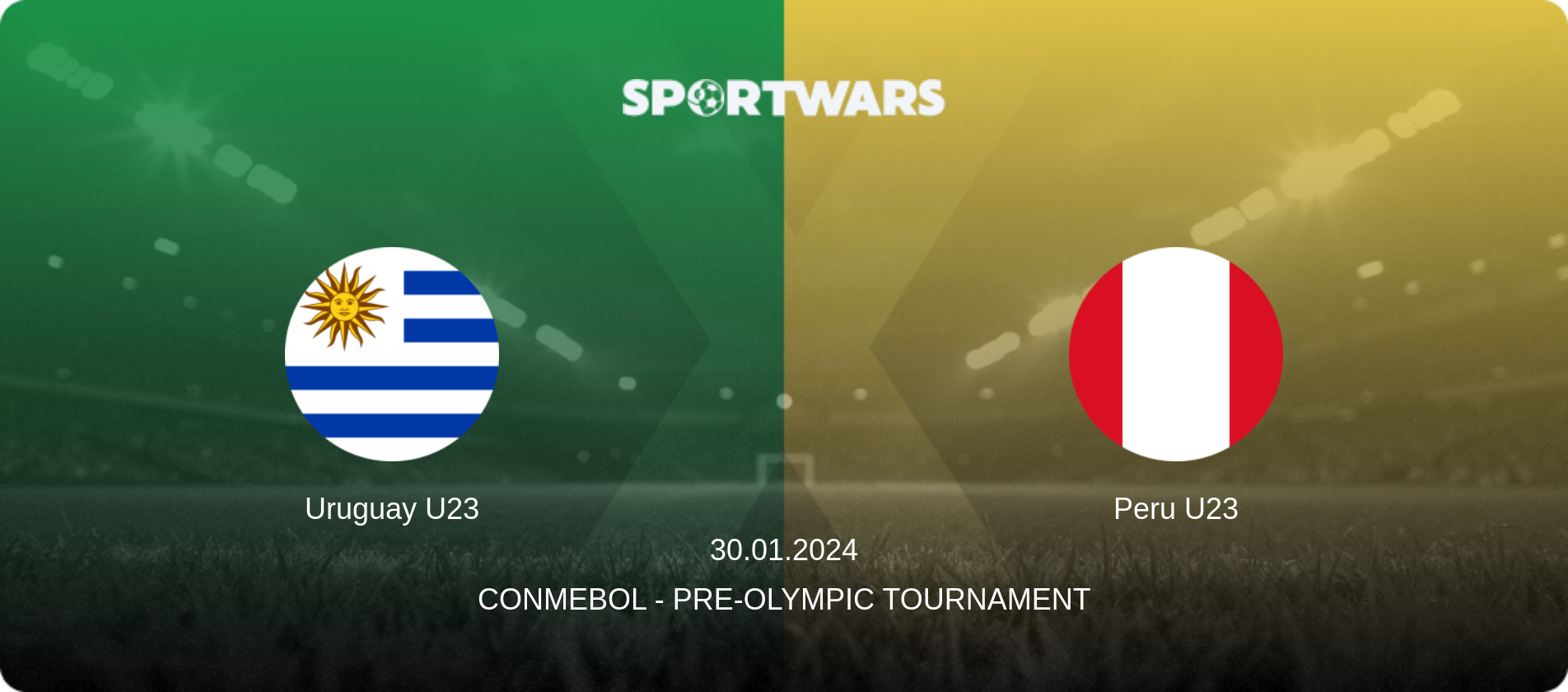 Uruguay U23 — Peru U23, 30.01.2024 — CONMEBOL - Pre-Olympic Tournament (match preview)