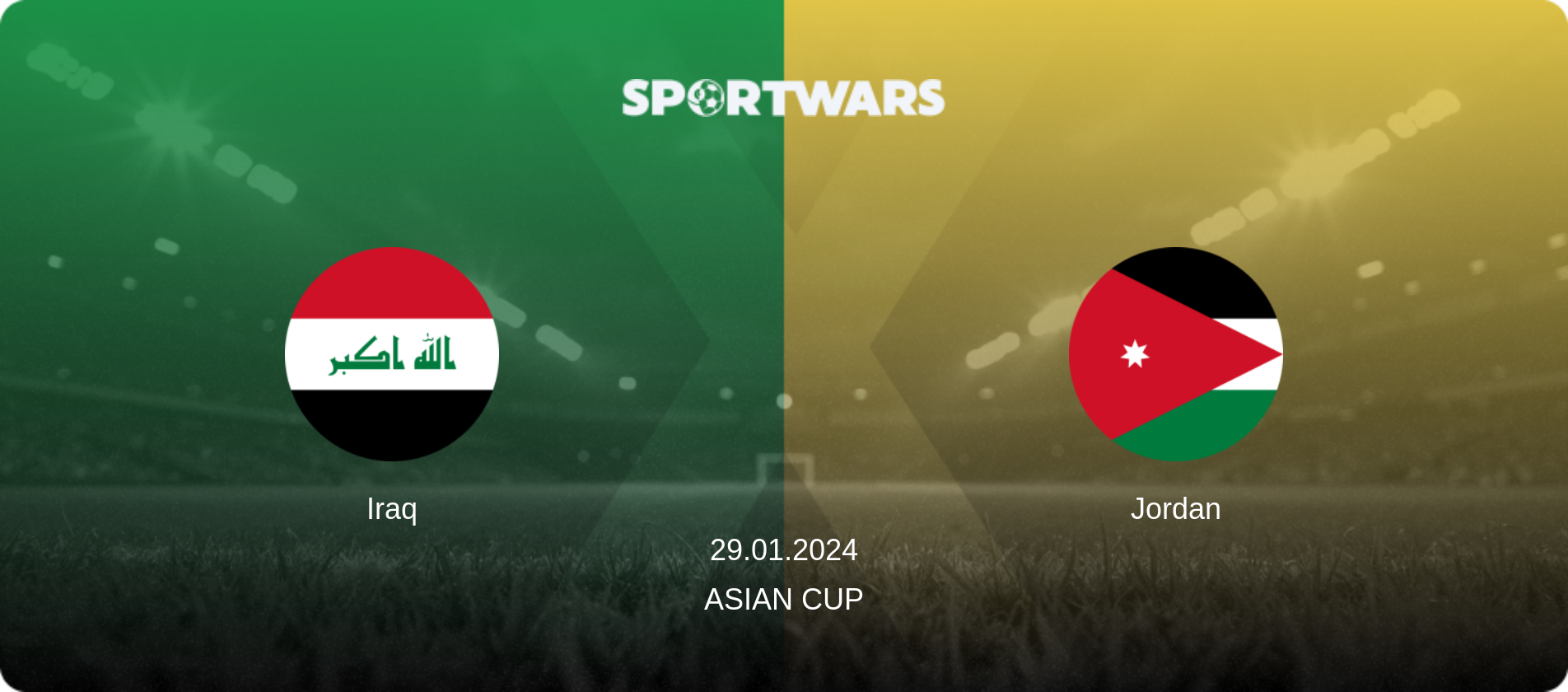 Iraq — Jordan, 29.01.2024 — Asian Cup (match preview)