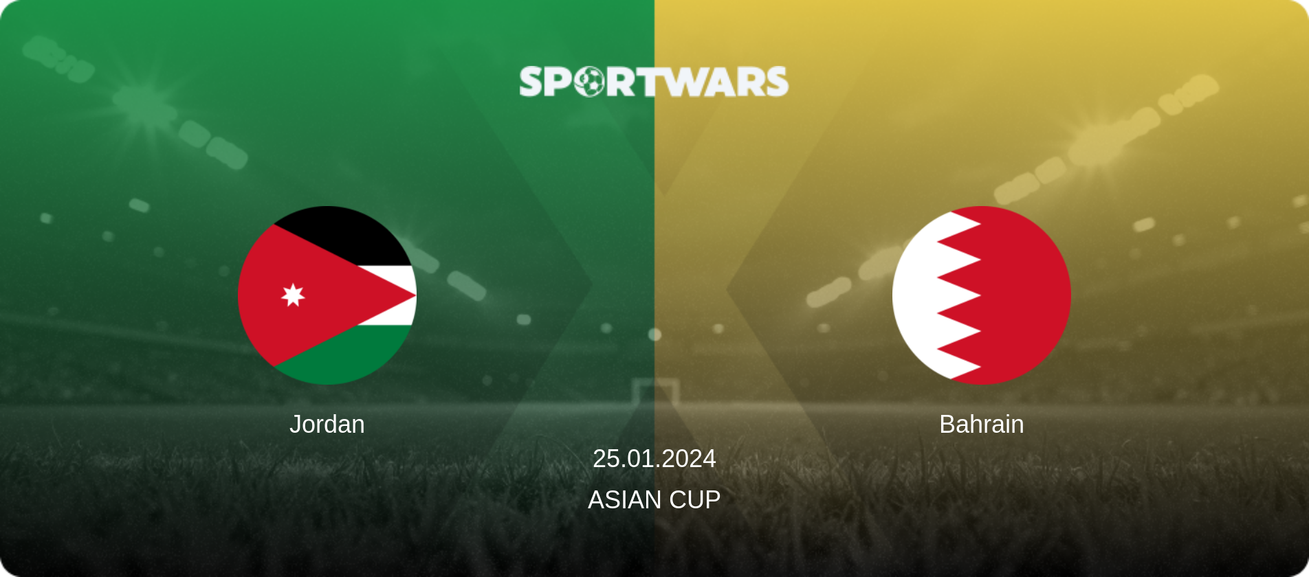 Jordan — Bahrain, 25.01.2024 — Asian Cup (match preview)
