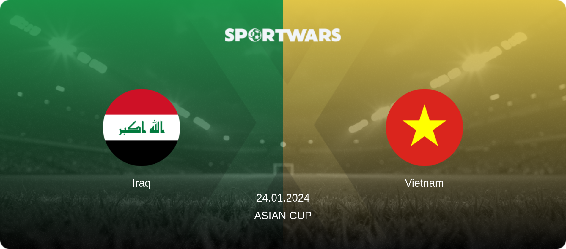 Iraq — Vietnam, 24.01.2024 — Asian Cup (match preview)