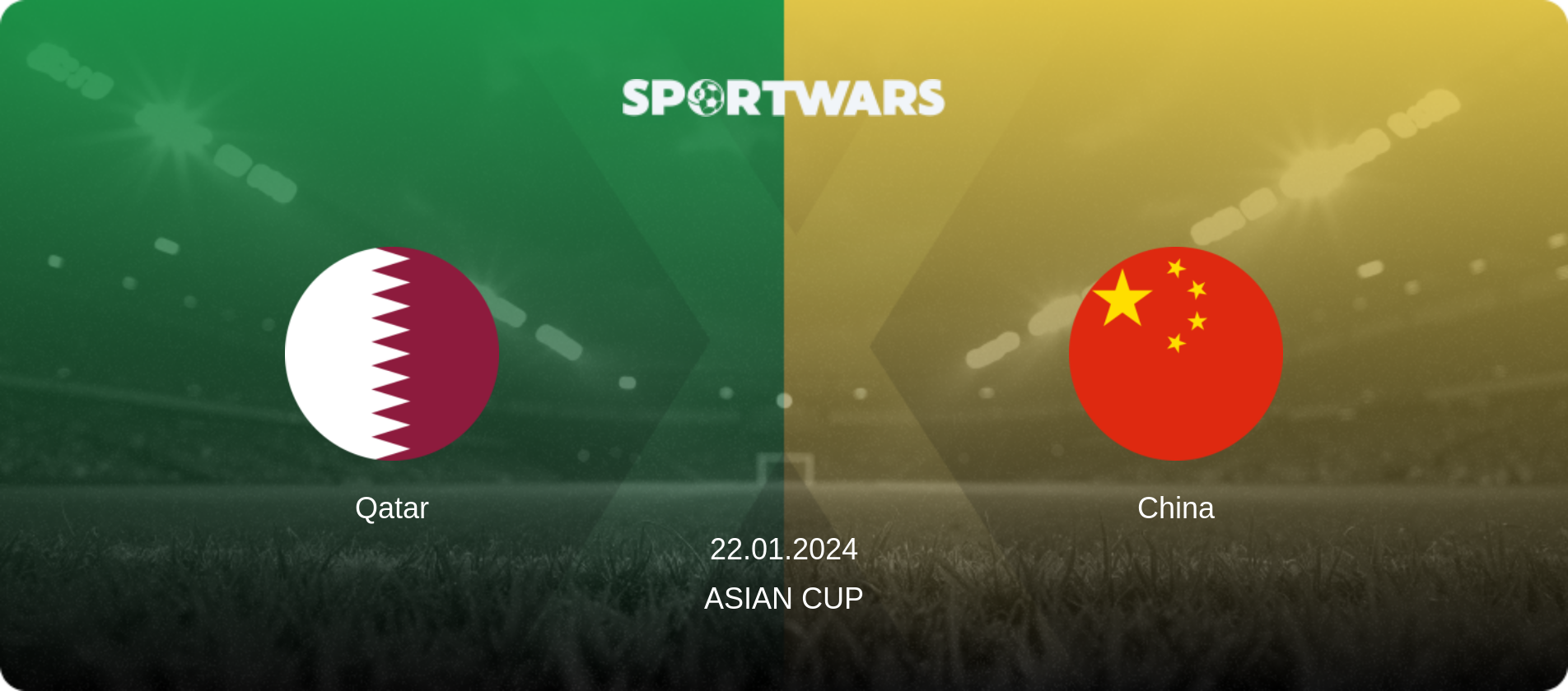 Qatar — China, 22.01.2024 — Asian Cup (match preview)