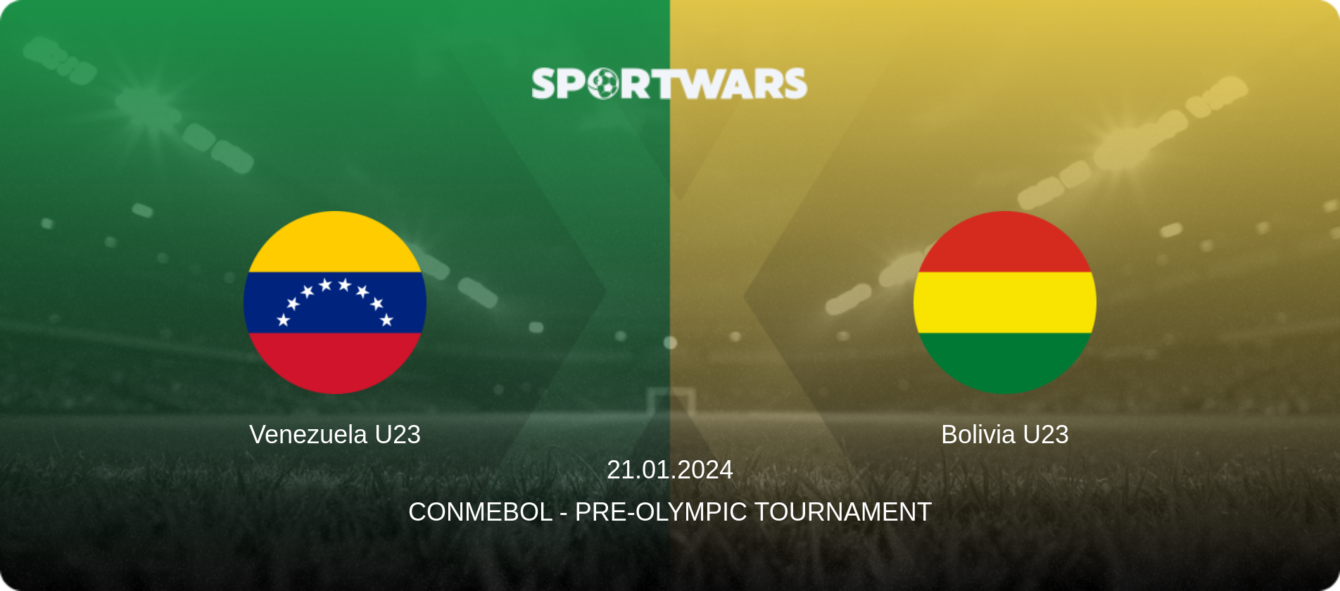 Venezuela U23 — Bolivia U23, 21.01.2024 — CONMEBOL - Pre-Olympic Tournament (match preview)