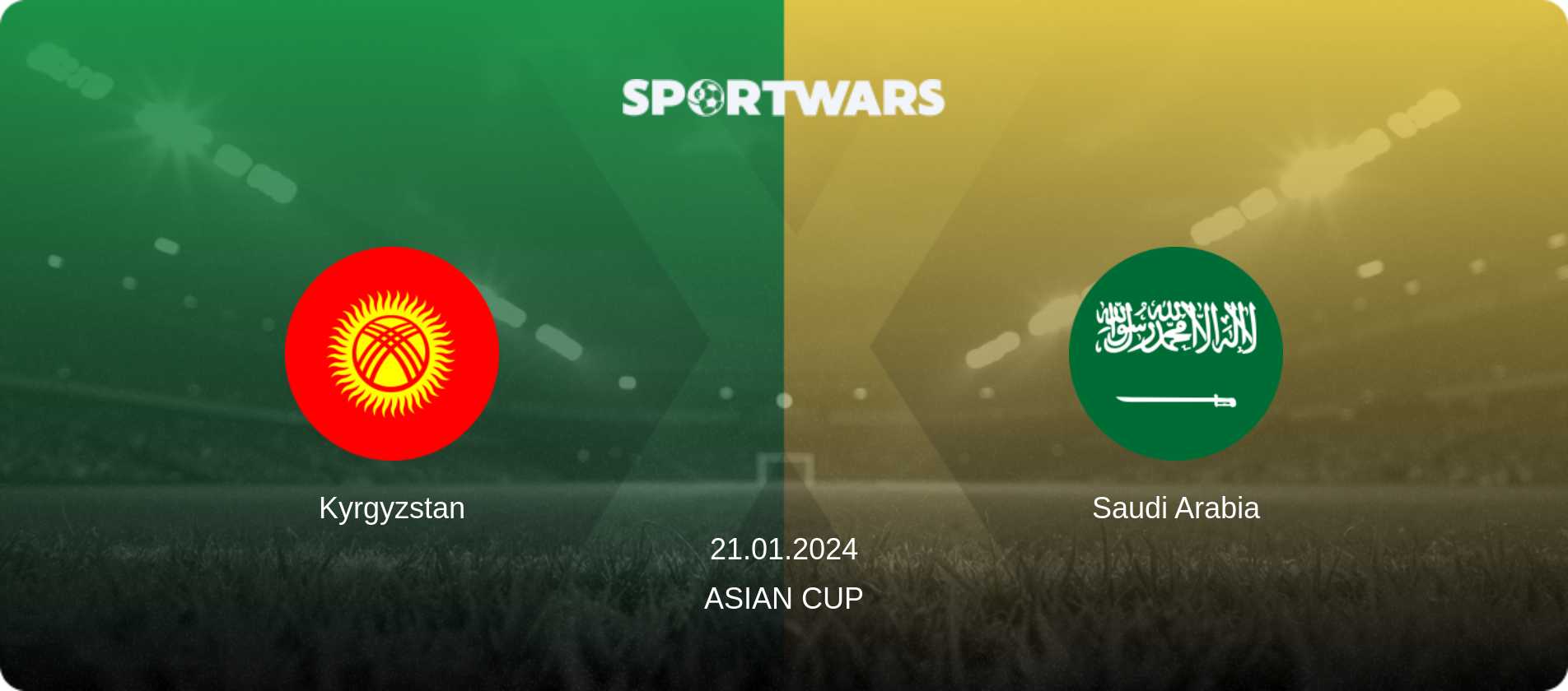 Kyrgyzstan — Saudi Arabia, 21.01.2024 — Asian Cup (match preview)