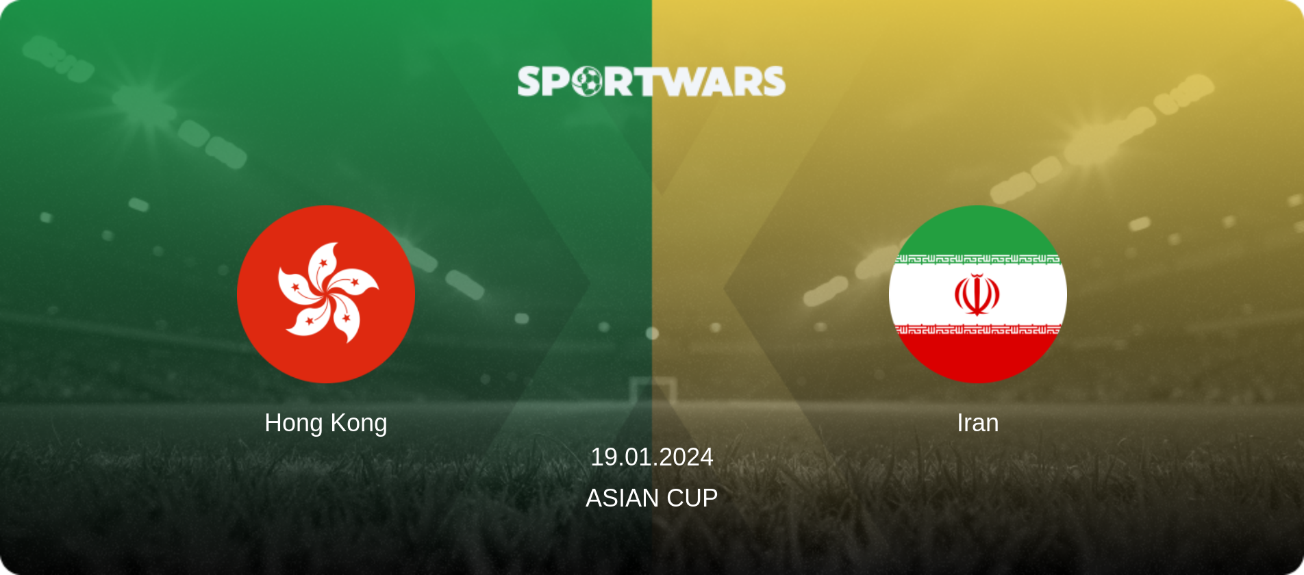 Hong Kong — Iran, 19.01.2024 — Asian Cup (match preview)