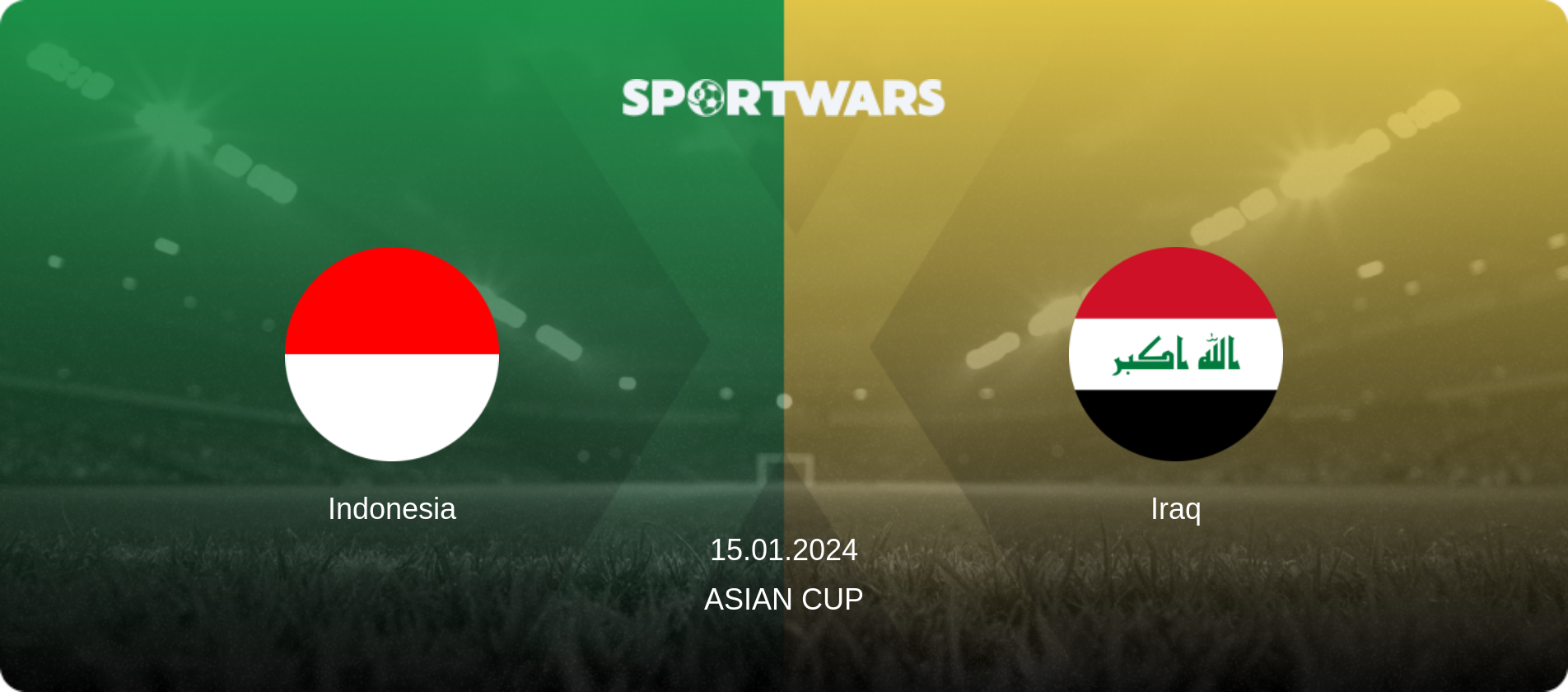 Indonesia — Iraq, 15.01.2024 — Asian Cup (match preview)