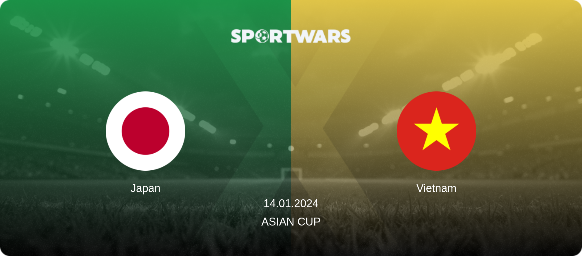 Japan — Vietnam, 14.01.2024 — Asian Cup (match preview)