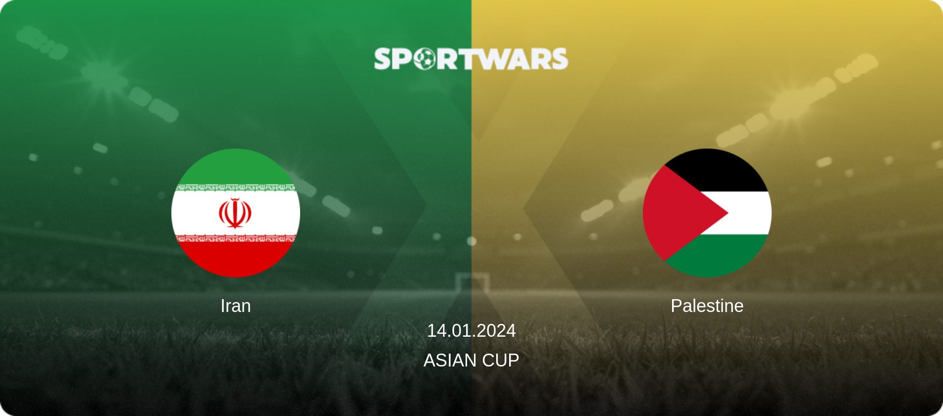 Iran — Palestine, 14.01.2024 — Asian Cup (match preview)
