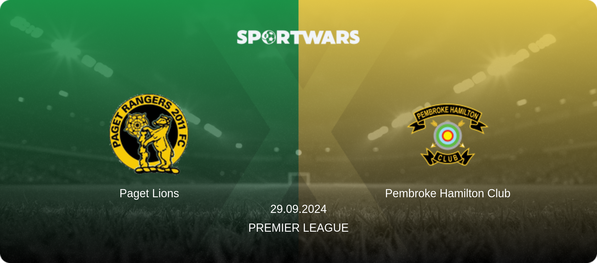 Paget Lions — Pembroke Hamilton Club, 29.09.2024 — Premier League (match preview)