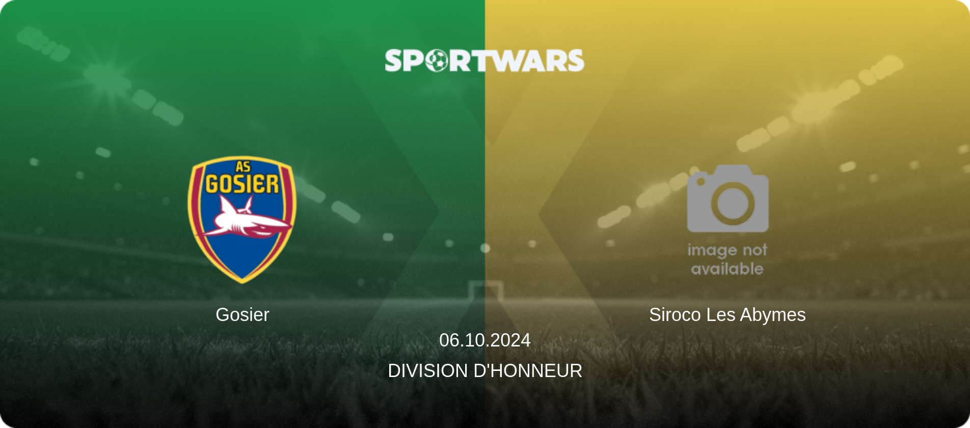 Gosier — Siroco Les Abymes, 06.10.2024 — Division d'Honneur (match preview)