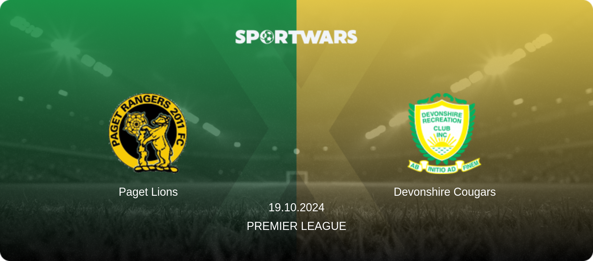 Paget Lions — Devonshire Cougars, 19.10.2024 — Premier League (match preview)