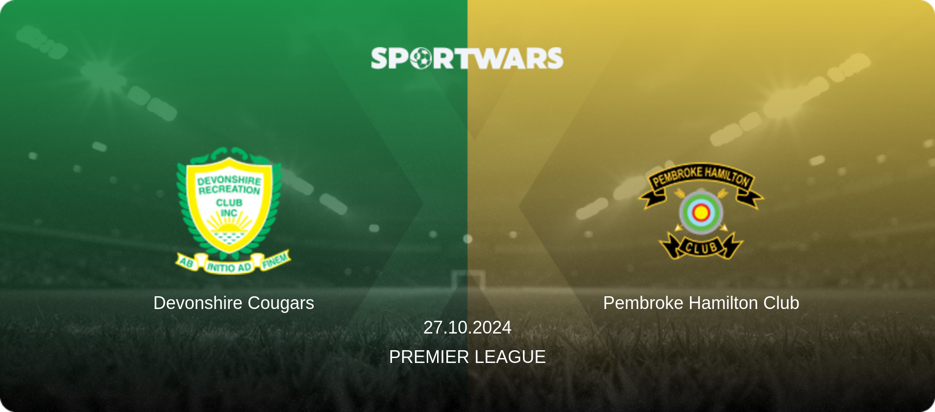 Devonshire Cougars — Pembroke Hamilton Club, 27.10.2024 — Premier League (match preview)
