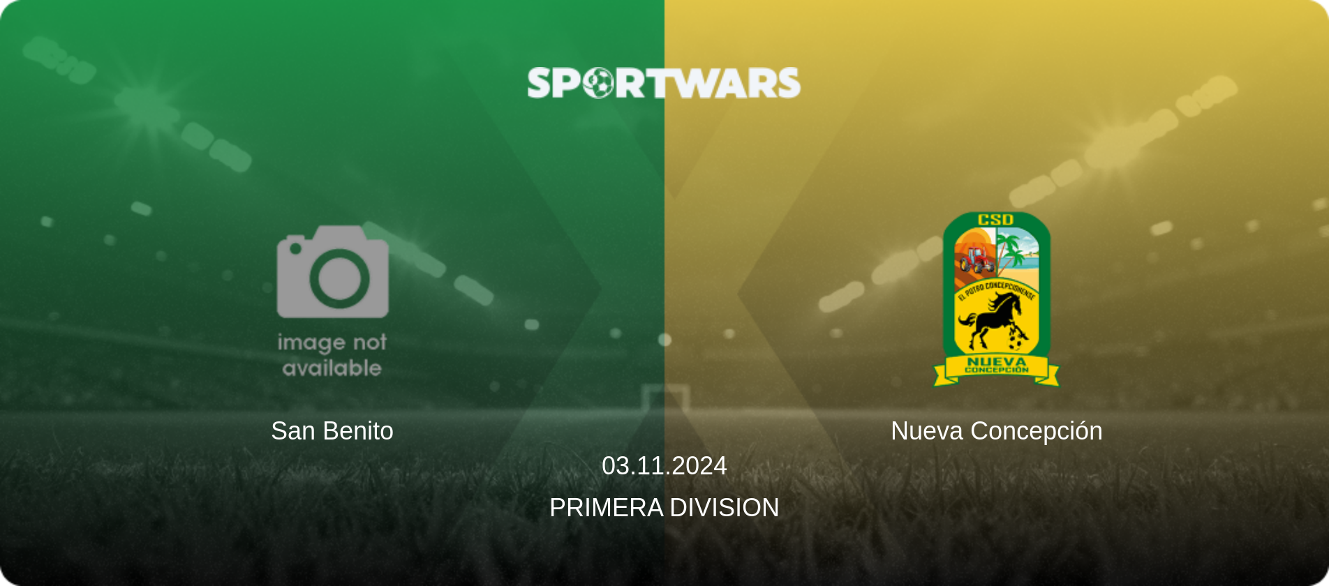 San Benito — Nueva Concepción, 03.11.2024 — Primera Division (match preview)