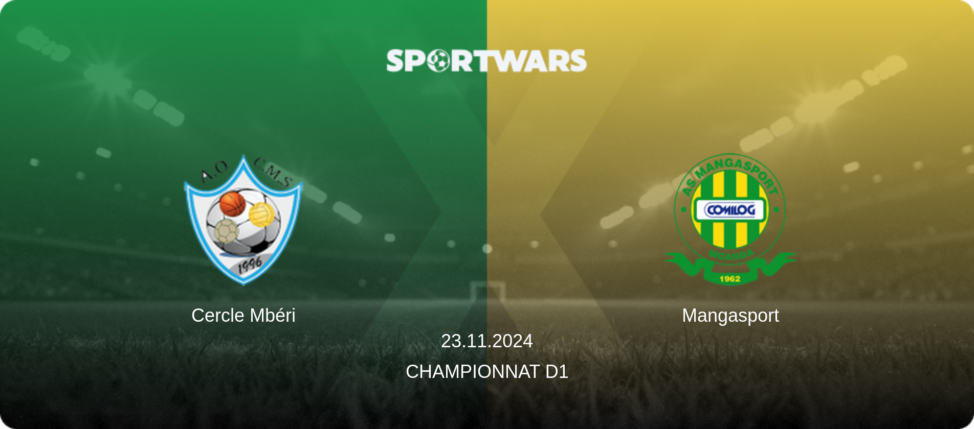 Cercle Mbéri — Mangasport, 23.11.2024 — Championnat D1 (match preview)