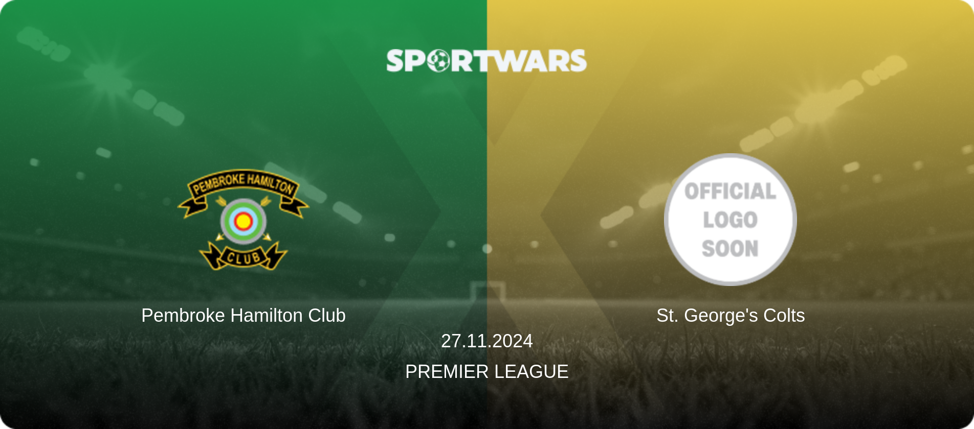 Pembroke Hamilton Club — St. George's Colts, 27.11.2024 — Premier League (match preview)
