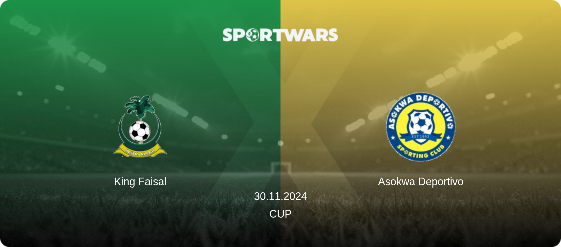 King Faisal — Asokwa Deportivo, 30.11.2024 — Cup (match preview)