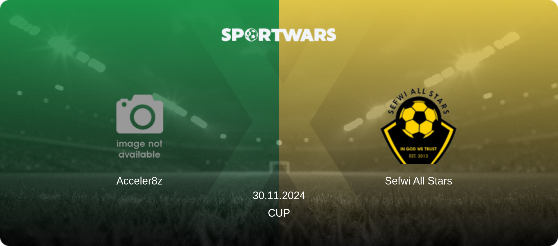 Acceler8z — Sefwi All Stars, 30.11.2024 — Cup (match preview)