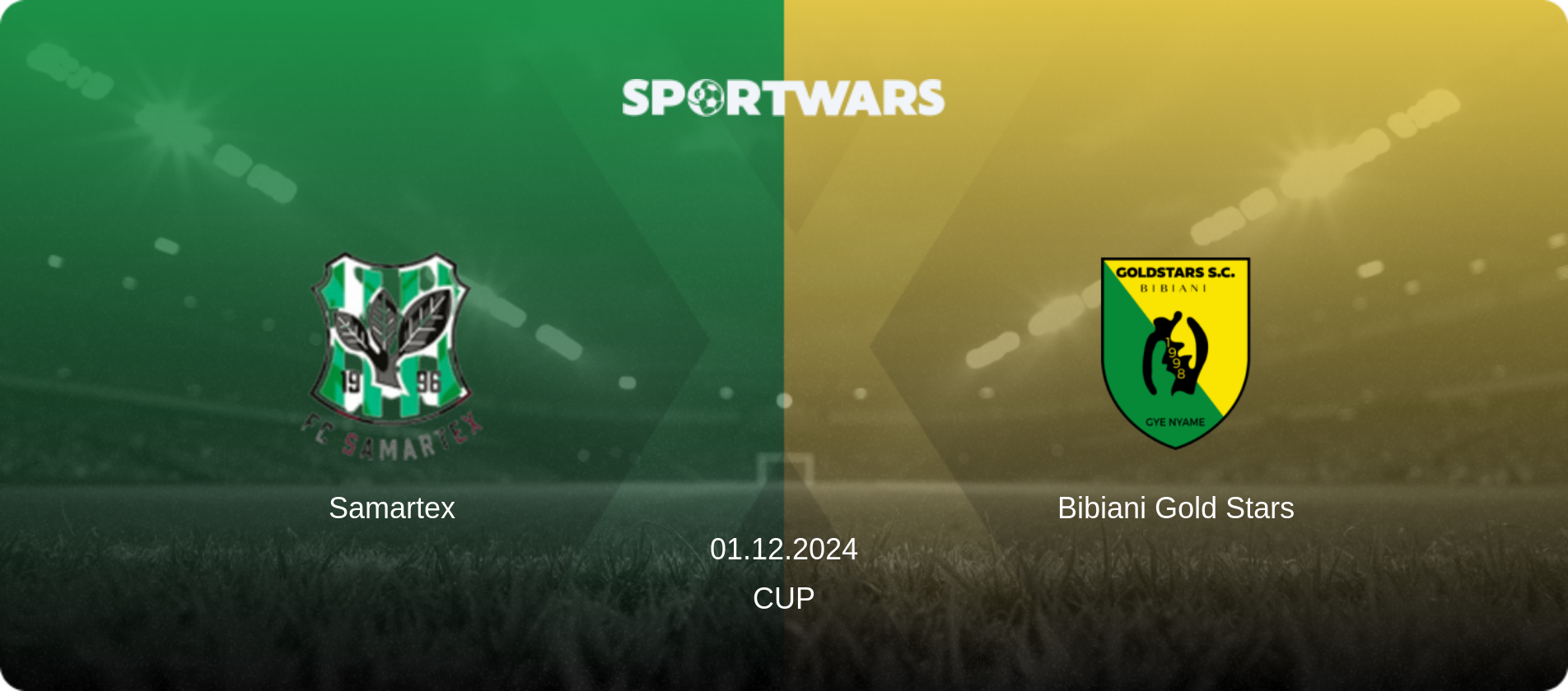 Samartex — Bibiani Gold Stars, 01.12.2024 — Cup (match preview)