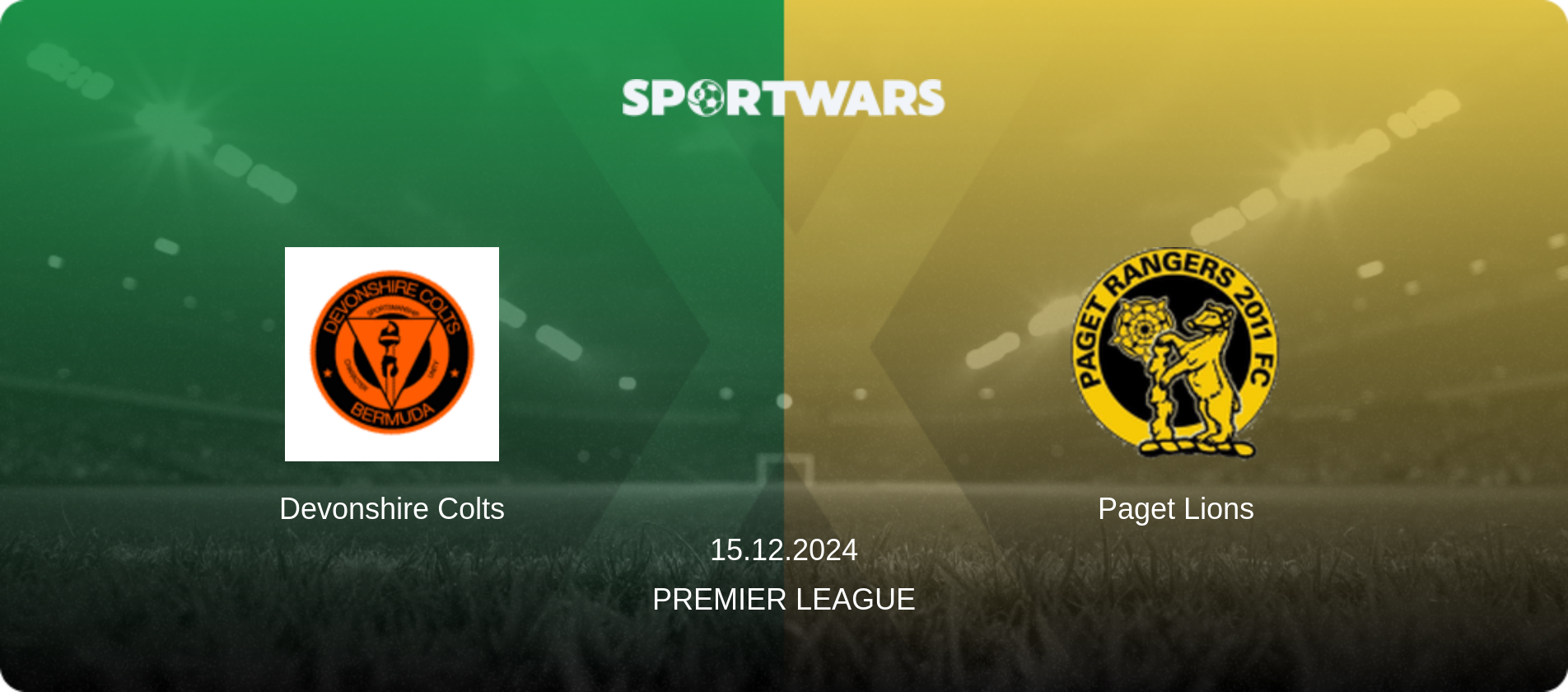 Devonshire Colts — Paget Lions, 15.12.2024 — Premier League (match preview)