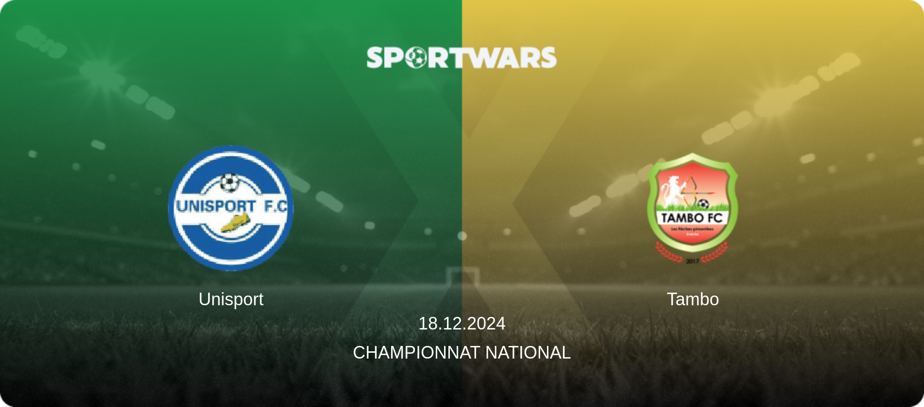 Unisport — Tambo, 18.12.2024 — Championnat National (match preview)