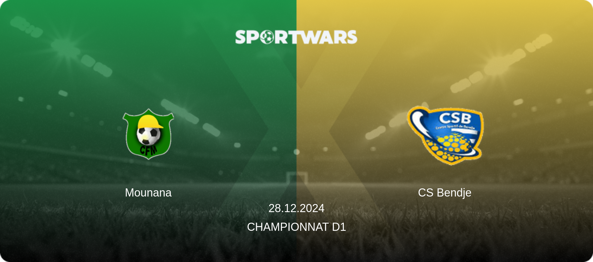 Mounana — CS Bendje, 28.12.2024 — Championnat D1 (match preview)