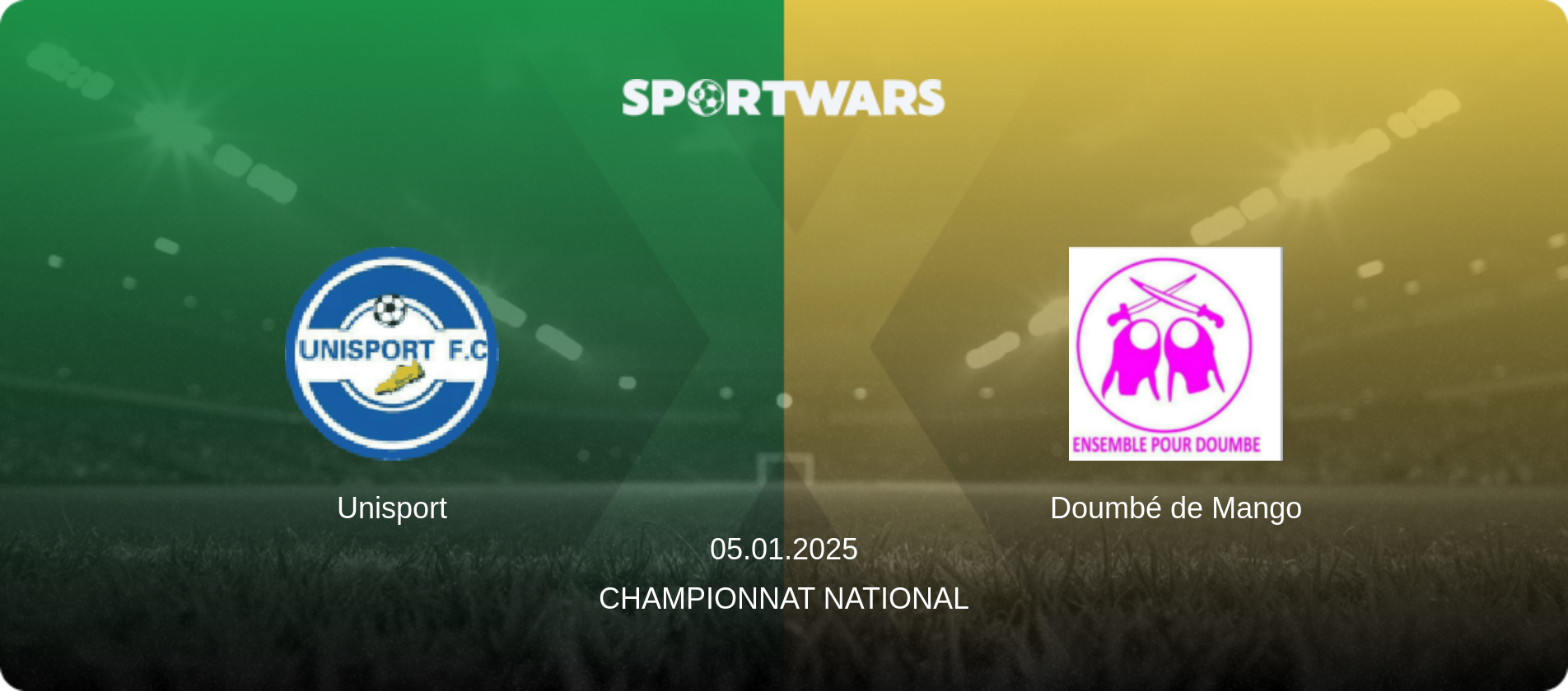 Unisport — Doumbé de Mango, 05.01.2025 — Championnat National (match preview)