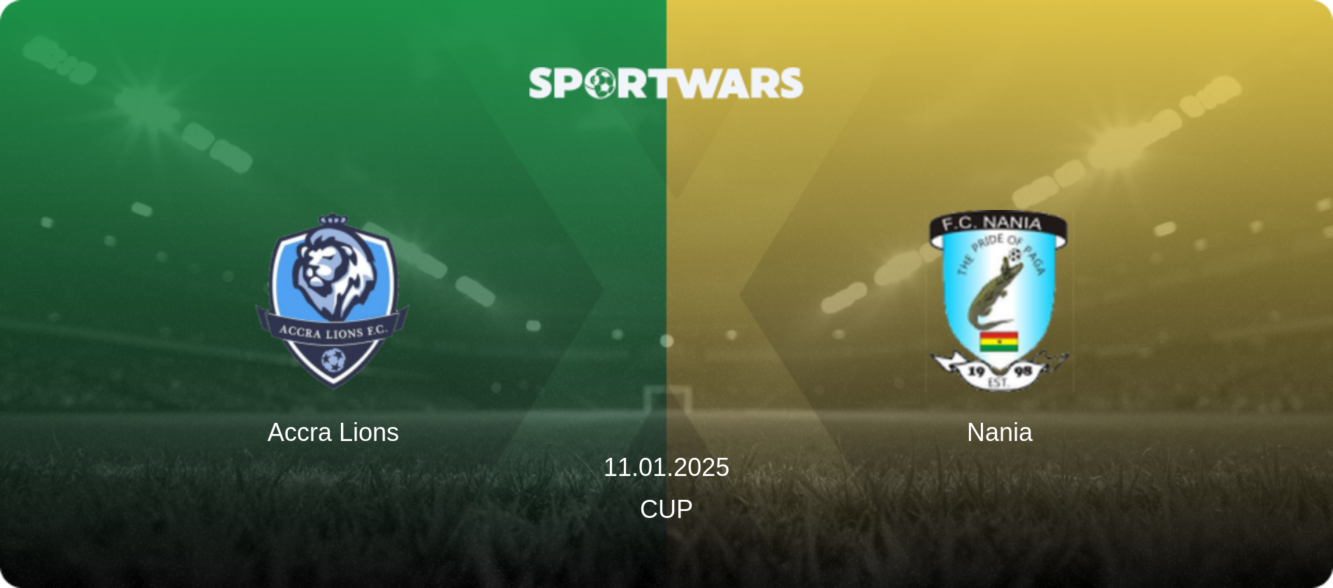 Accra Lions — Nania, 11.01.2025 — Cup (match preview)