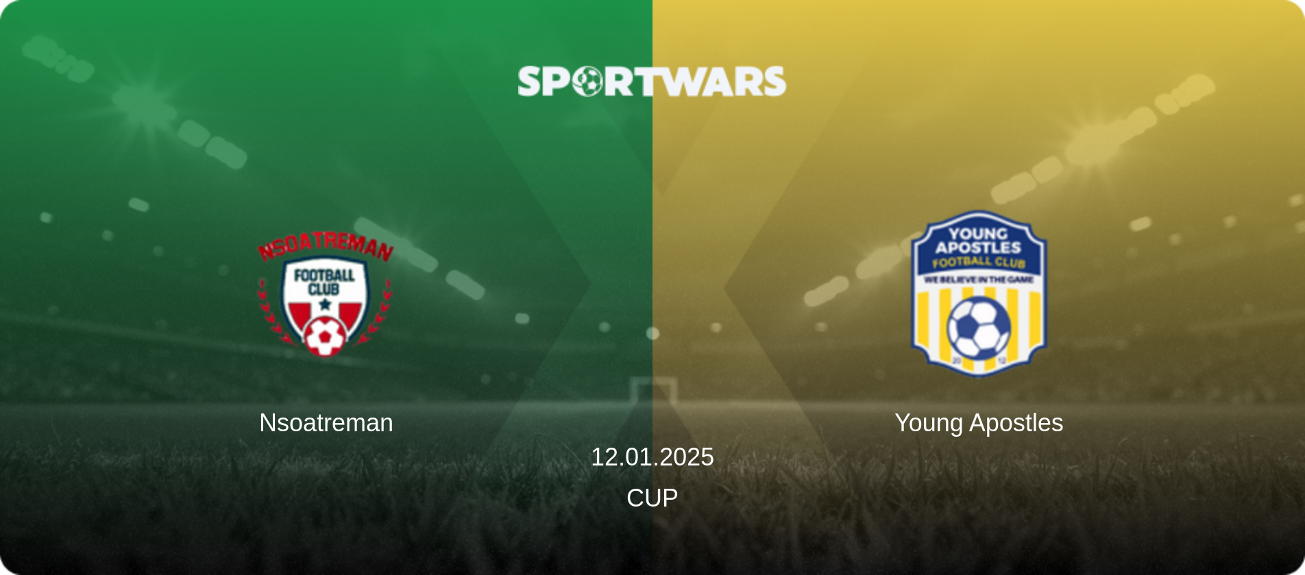 Nsoatreman — Young Apostles, 12.01.2025 — Cup (match preview)