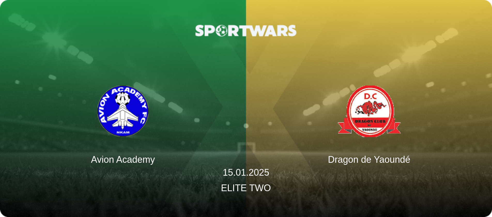 Avion Academy — Dragon de Yaoundé, 15.01.2025 — Elite Two (match preview)