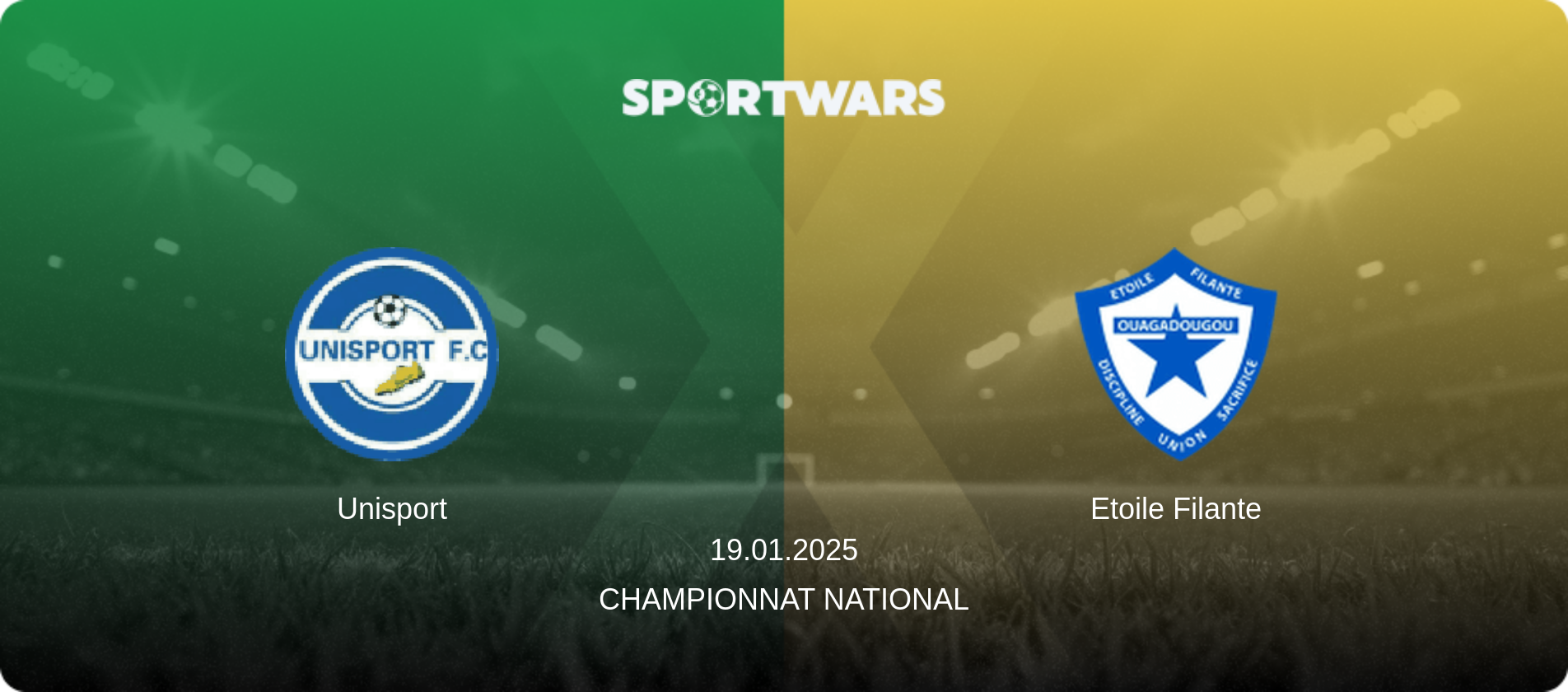 Unisport — Etoile Filante, 19.01.2025 — Championnat National (match preview)