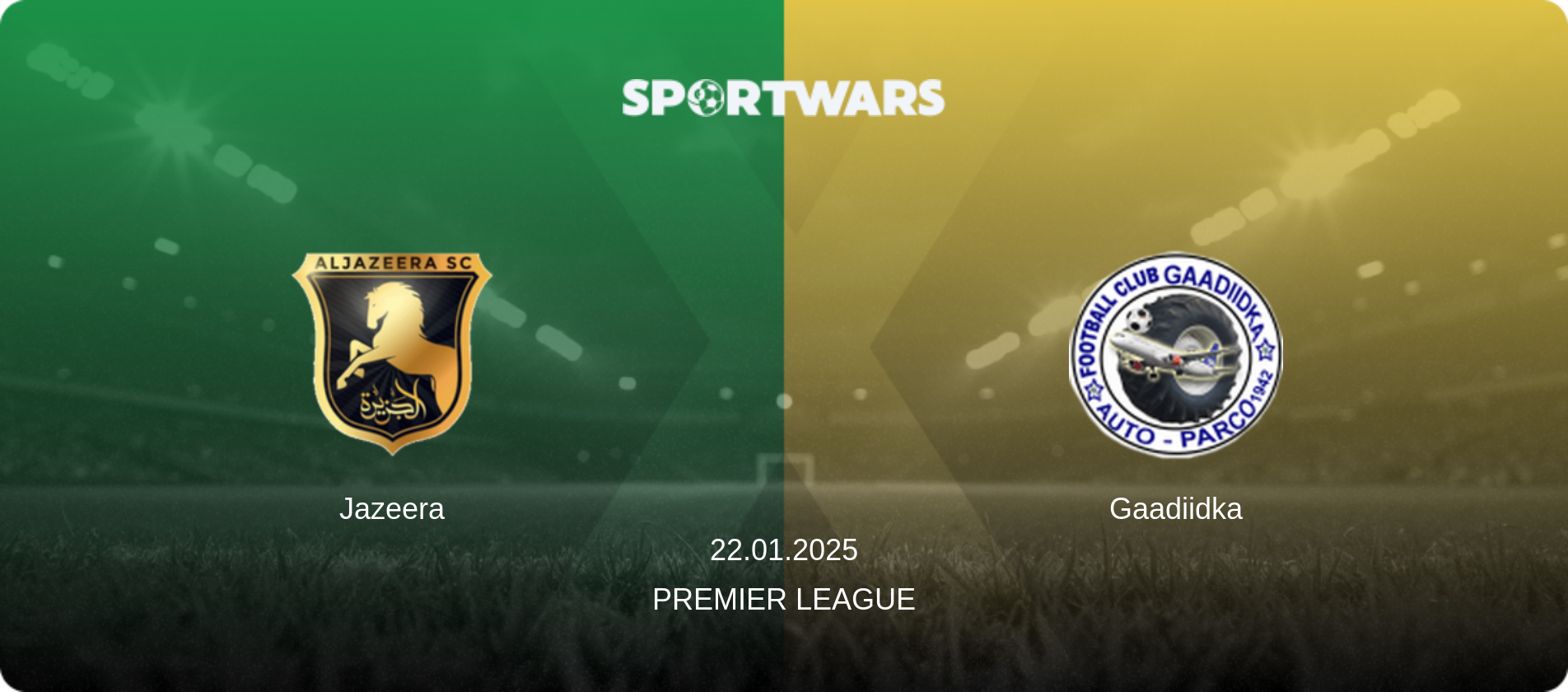 Jazeera — Gaadiidka, 22.01.2025 — Premier League (match preview)