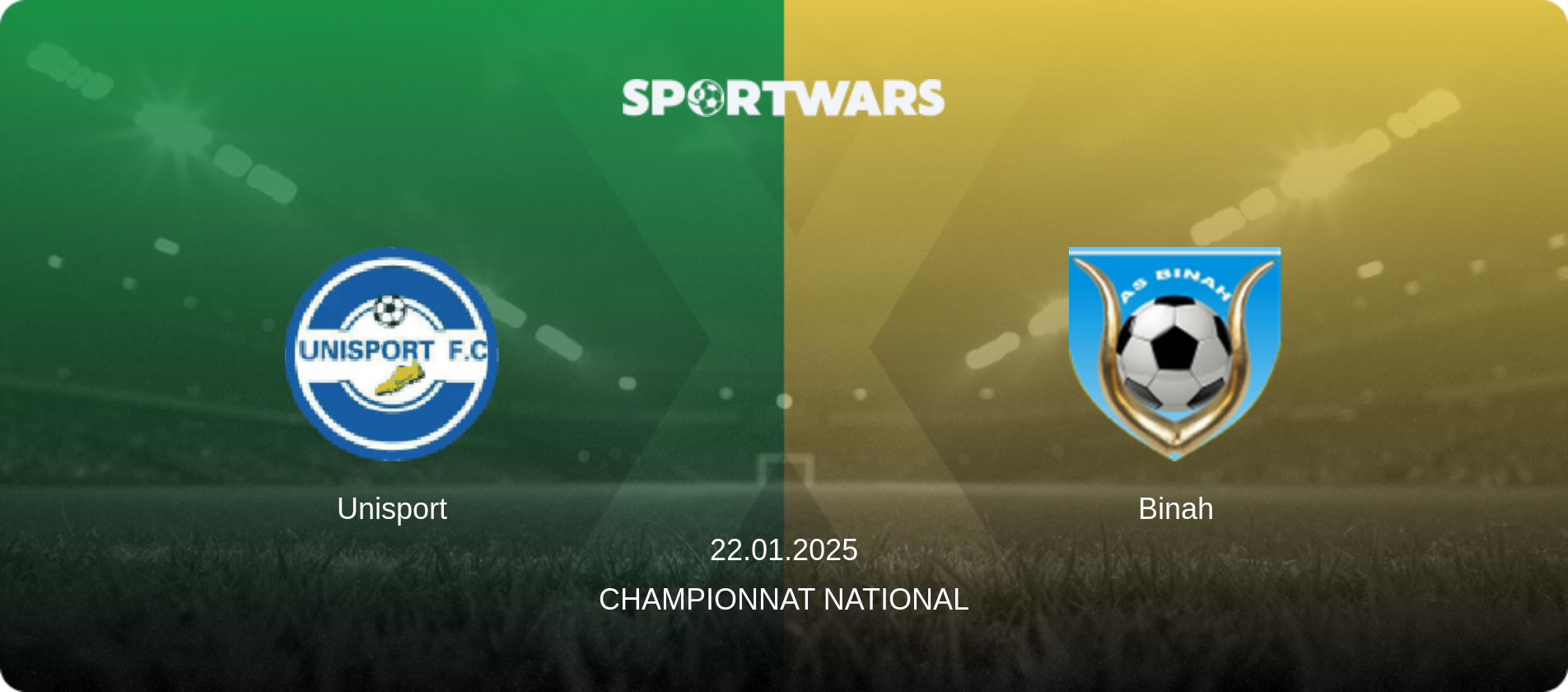 Unisport — Binah, 22.01.2025 — Championnat National (match preview)