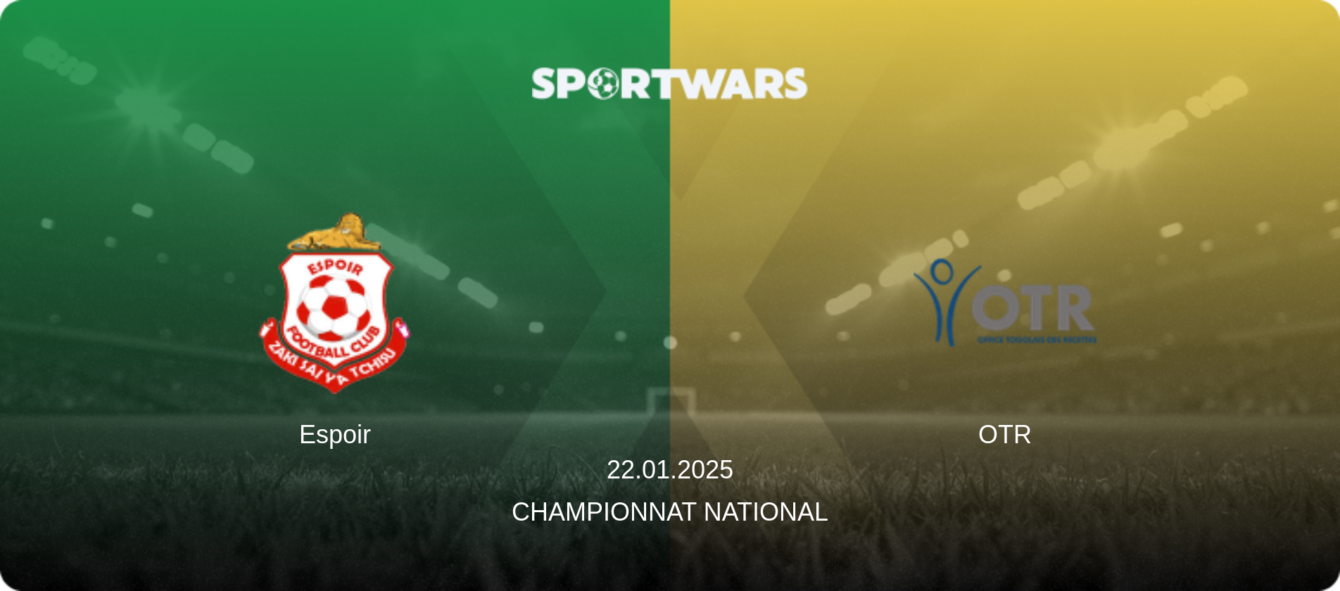 Espoir — OTR, 22.01.2025 — Championnat National (match preview)