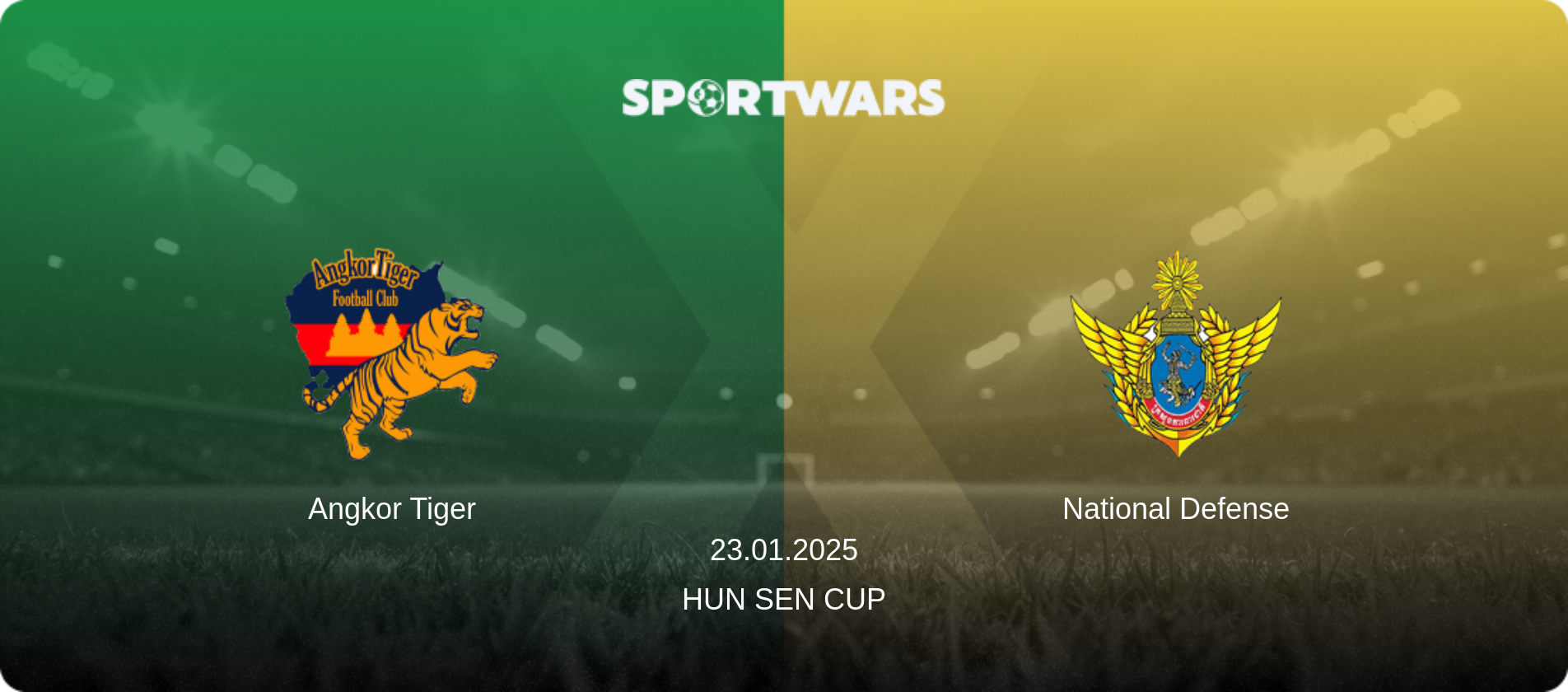 Angkor Tiger — National Defense, 23.01.2025 — Hun Sen Cup (match preview)