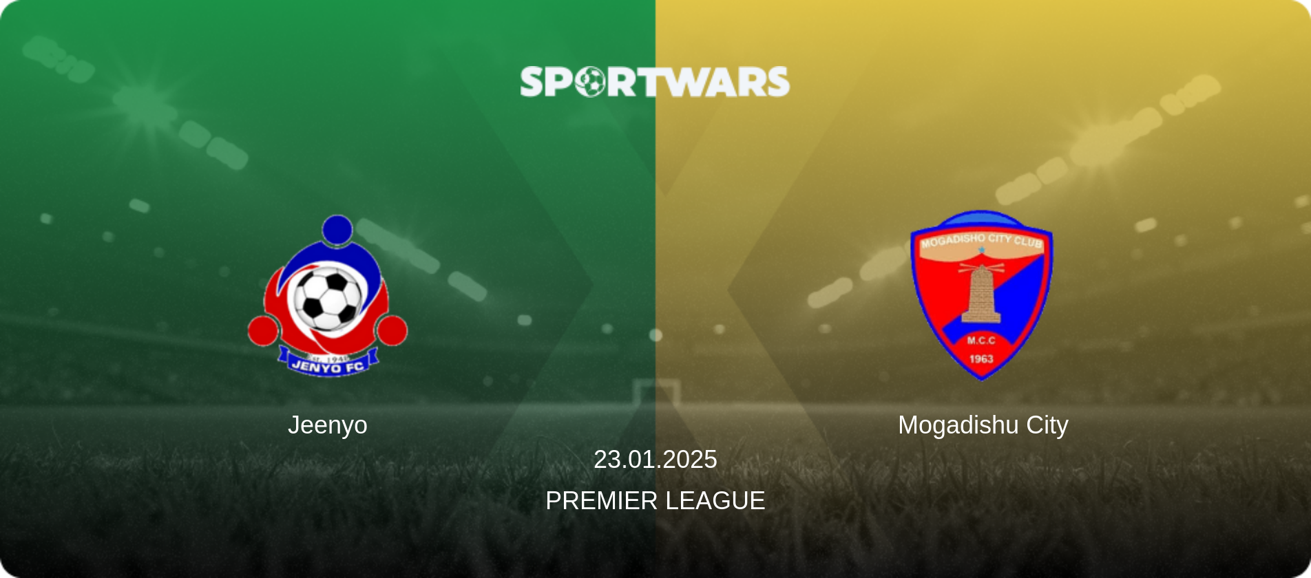 Jeenyo — Mogadishu City, 23.01.2025 — Premier League (match preview)