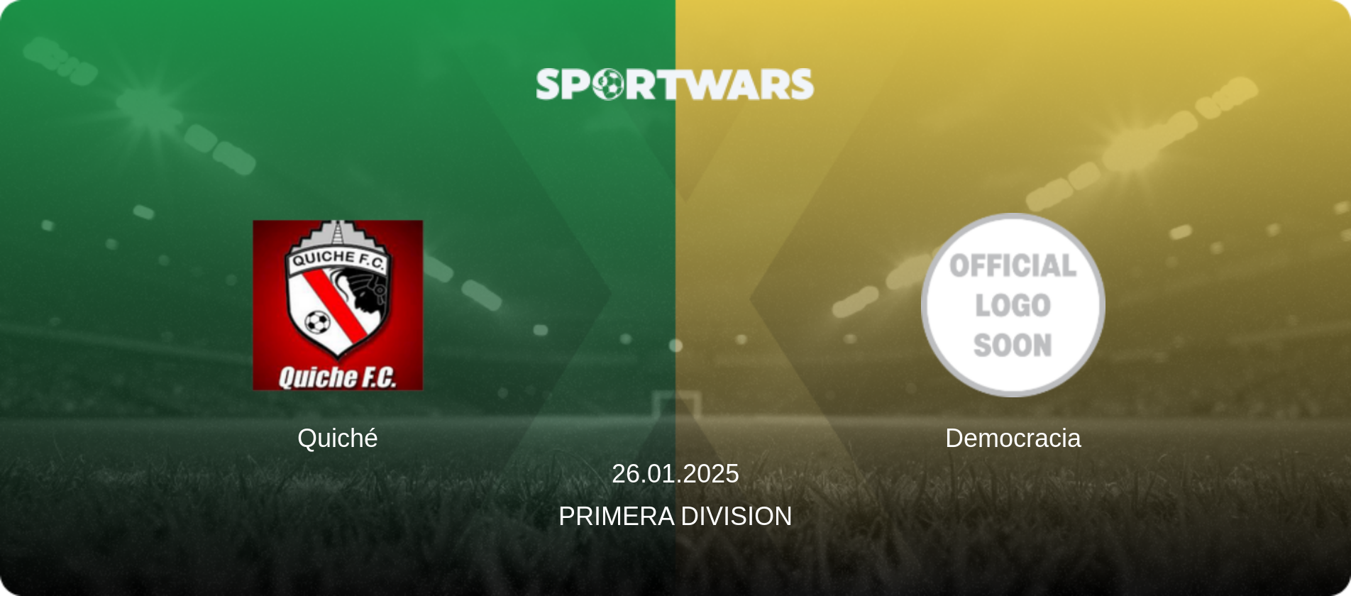 Quiché — Democracia, 26.01.2025 — Primera Division (match preview)