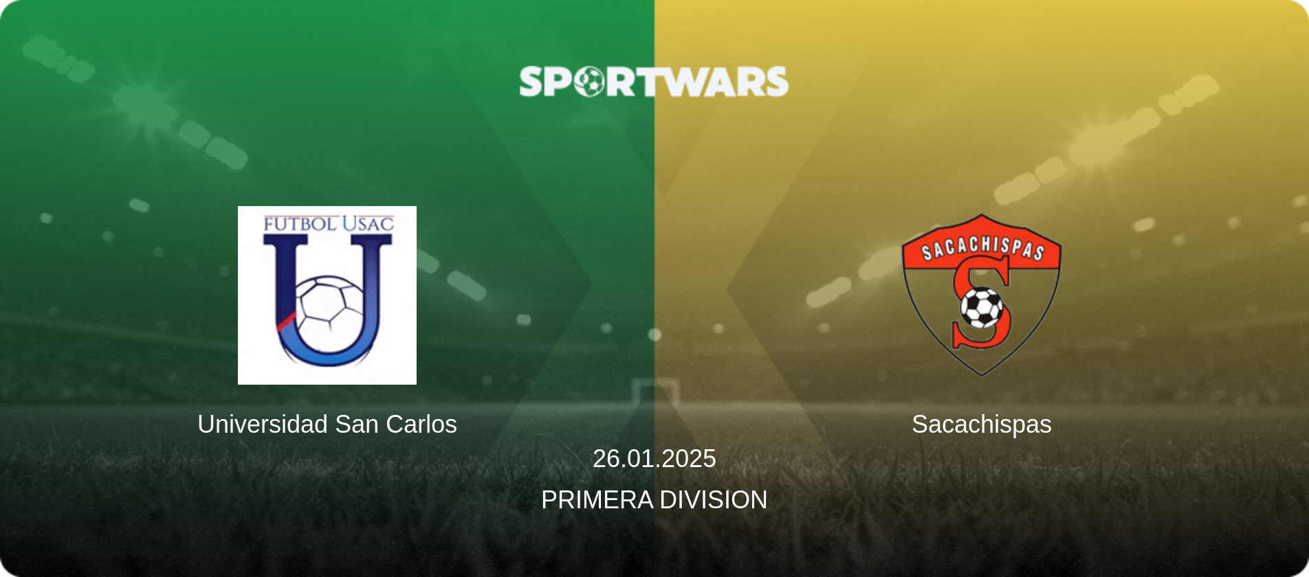 Universidad San Carlos — Sacachispas, 26.01.2025 — Primera Division (match preview)